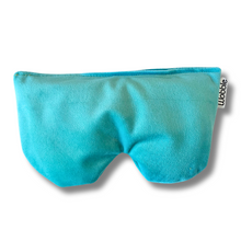 qua turquoise velvet scented eye pillow – handmade in Australia, calming aromatherapy for yoga, meditation, and stress relief