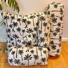 Palm Tree Zabuton meditation cushion – supportive floor mat with tropical design for seated yoga and mindfulness practice, Australia