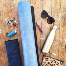 Mustard Checkerboard Yoga Mat Bag