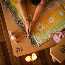Pink Velvet Eye Pillow Savasana Relaxation scented with organic lavender and flaxseed by Wobble Yoga