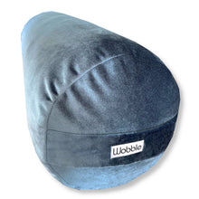 Blue Velvet Small Round Yoga Bolster Wobble Yoga Australia