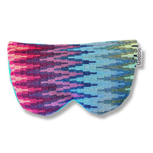 yoga rainbow pattern scented eye pillow relax savasana meditation by wobble yoga australia