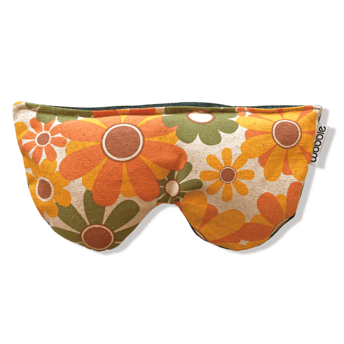 Retro Daisy Scented Eye Pillow by Wobble Yoga