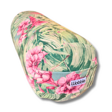 yoga bolster cushion small 'baby' sized half sized small bolster tropical by Wobble Yoga