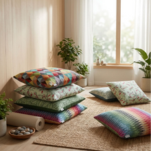 Wobble yoga meditation floor cushion recycled plastic sustainable australia australian handmade afterpay home studio