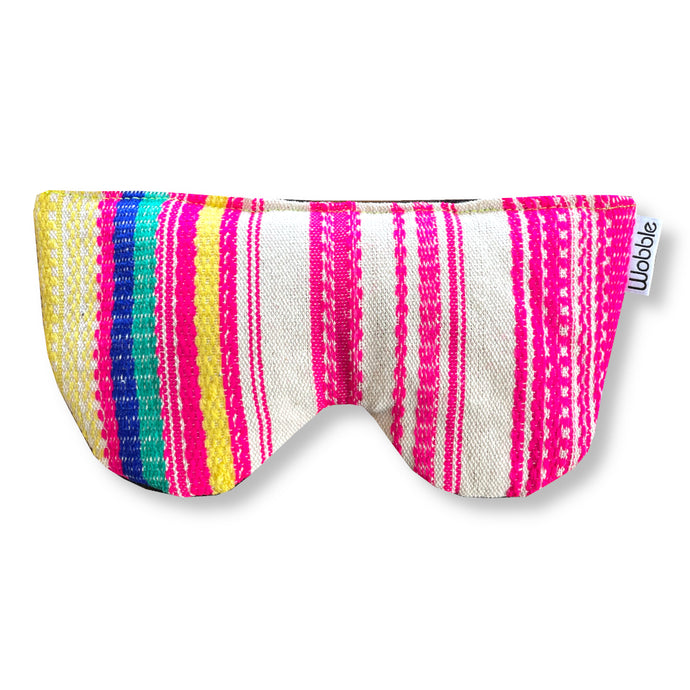 Candy Stripe Scented Eye Pillow by Wobble Yoga
