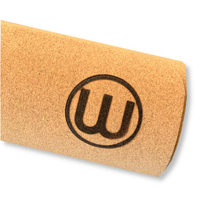 Cork Yoga Mat premium quality sustainable natural rubber by Wobble Yoga