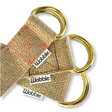 Jute Yoga sustainable Stretch strap by Wobble Yoga