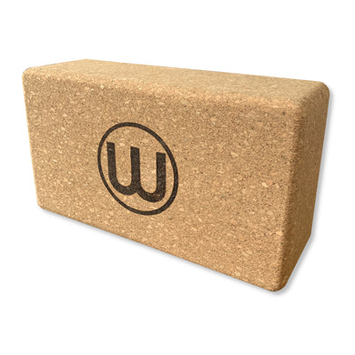 Eco-friendly cork yoga block for support and stability – non-slip, durable prop for yoga, Pilates, and stretching