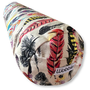 Tiny Yoga Bolster Neck, Lumber & Sacrum Support Pillow by Wobble Yoga Dream Feather