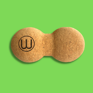 cork peanut massage ball by Wobble Yoga