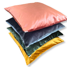 Velvet Zabuton Meditation Cushions sustainable handmade using recycled plastic by Wobble Yoga