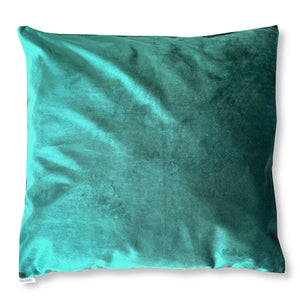 Velvet Zabuton Meditation Cushions sustainable handmade using recycled plastic by Wobble Yoga Green