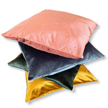 Velvet Zabuton Meditation Cushions sustainable handmade using recycled plastic by Wobble Yoga